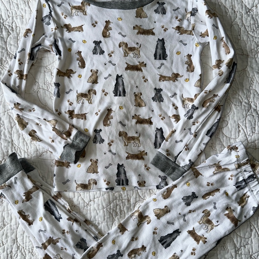 Burts bees Kids dog  Print Pajamas